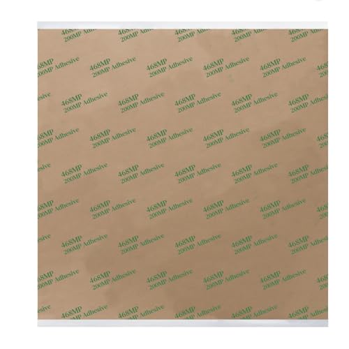 Gizmo Dorks PEI Sheet 3D Printer Build Surface 220mm x 220mm (8.6" x 8.6") with Laminated 3M 468MP Adhesive, Made in The USA