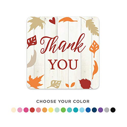 Andaz Press Fallin' in Love Autumn Fall Leaves Wedding Party Collection, Favor Box DIY Party Favors Kit, Thank You, 20-Pack