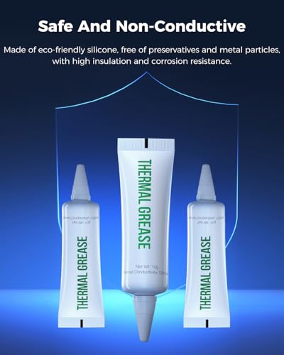 Creality 3D Printer Thermal Grease, High Thermal Conductivity, 250°C High-Temperature Resistant Paste for 3D Printer Hotend&Nozzle, Suit for All FDM 3D Printer (1 Pack) - style: Thermal Grease