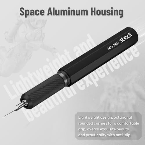 stedi Model Scriber 0.2mm Tungsten Steel Blade Panel Line Tool for Models - style: Black+0.2mm