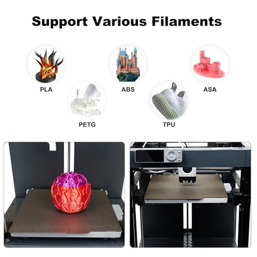 BORDSTRACT Double-Sided Build Plate, PEI Spray Coating + PEY Smooth Film Spring Steel Flexible Plate 300x300mm Without Soft Magnetic Base for Most Models of 3D Printer Platforms - style: PEI spray + PEY film 300*300mm