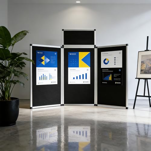 LITTLE TREE 3+1 Panel Trade Show Presentation Board, 70.8" Display Board