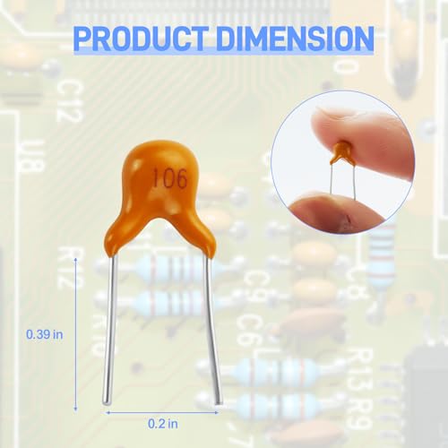 24 Values 480pcs Multilayer Monolithic Ceramic Capacitor Assortment Kit