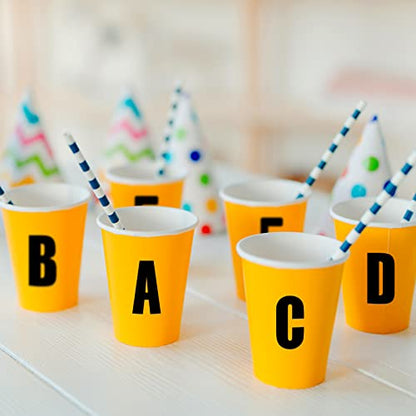 Letter Stickers,Mailbox Numbers,2 Inch Waterproof Vinyl Alphabet - color: Black 20 Sheets, size: 2 Inch