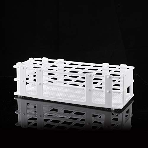 Plastic Lab Tube Rack Storage Stand Holder Detachable for 25mm ID, 24 Holes