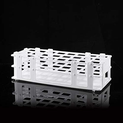 Plastic Lab Tube Rack Storage Stand Holder Detachable for 25mm ID, 24 Holes