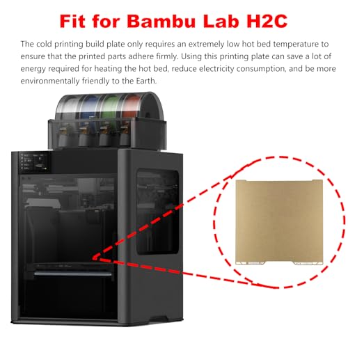 H2C/A2L Cold Printing Build Plate Upgraded No-Heating No Glue Bed - color: For H2C
