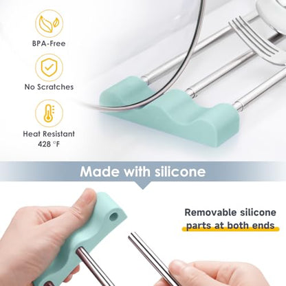 Tomorotec Adjustable Over-The-Sink Kitchen Rack, BPA-Free, Light Cyan - color: Light Cyan