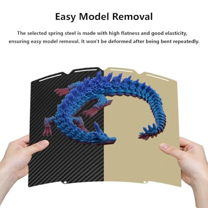 Double Side PEI + PET Build Plate for Snapmaker U1, 3D Printer Textured PEI + Glossy PET Dual-Sided Build Plate Print Bed for U1 - style: PEI+PET