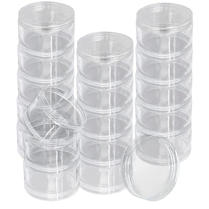 Luomorgo 6 Sets Stackable Clear Plastic Containers, 10ML, 5-Layer - size: 10ML