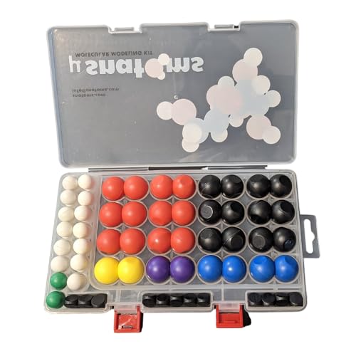 MicroSnatoms Magnetic Molecular STEM Kit by Veritasium | Intro to Atoms, Molecules, Bonding, Chemistry | Science | Magnetic Molecular Modeling Complete Set | Innovative Educational Tool