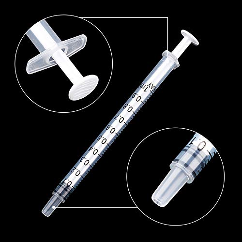 Frienda 20 Packs Syringes Without Needles,1 Ml - size: 1 ml