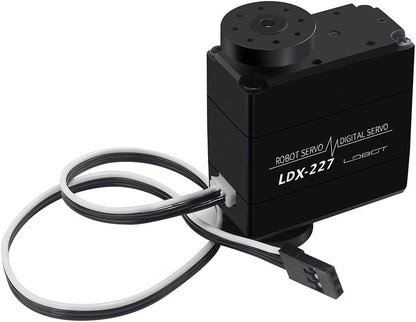 LewanSoul LDX-227 Full Metal Gear Standard Digital Servo with 17kg High Torque Dual Ball Bearing for Robot(Control Angle 270) - size: Control Angle 270°