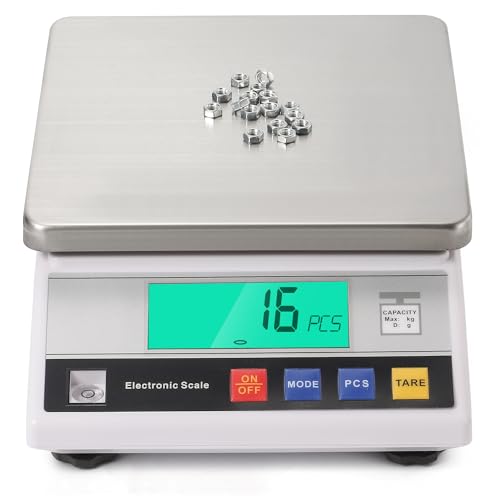 CGOLDENWALL High Precision Digital Accurate Analytical Electronic Balance Laboratory Lab Scale Industrial Weighing and Counting Scale with Counting Function CE 0.1g (3kg, 0.1g) - size: 3kg