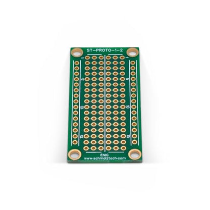 Double Sided ENIG Protoboard, Solderable Breadboard, Electronic Circuit Board for DIY Prototype Circuit, FR4, Plated Through Hole Solder Prototype Board, ST-PROTO-1-2 (1" x 2") - style: 1" x 2"