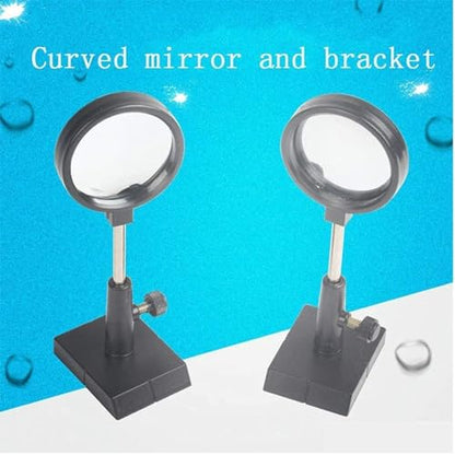 Physics Optics Experiment Kit – Includes Prisms, Lenses & Mirrors for Light Reflection/Refraction Studies, STEM Educational Set