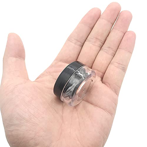 30 Pcs Sample Containers, 10 Gram Mini Sample Jars with Black Lid - color: Black