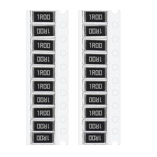 PATIKIL 2512 Surface Mount Device Chip Resistor Kit, 20Pcs 1 Ohm 1% Tolerance 1W DIY Resistor Ceramic Resistance Assortment Kits for Electronic Products - style: 1 Ohm