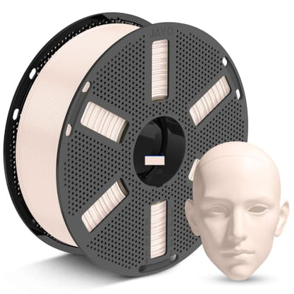 JAYO PLA 3D Printer Filament 1.75mm, 1.1kg Reusable Spool, Skin - color: 1.1kg Beige