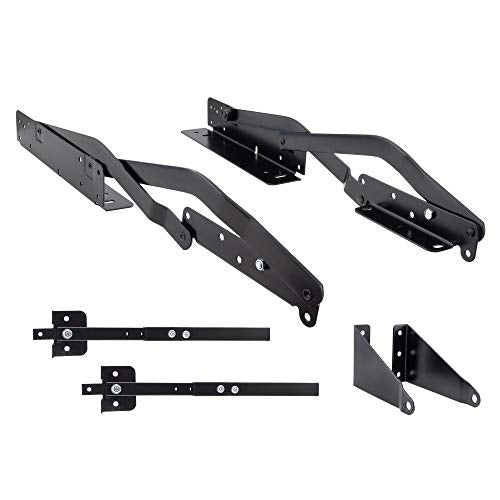 RecPro RV Roll Over Sofa Bed DIY Kit | Fold Down Sofa Hardware | Camper Van Wall Mount Hinge Kit - color: with Wall Mount Hardware