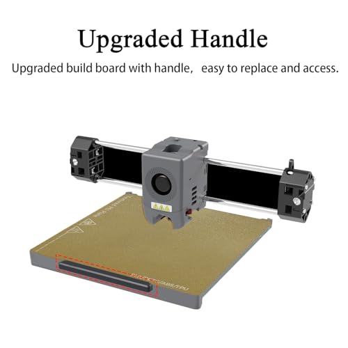 AD5X Double Sided Textured Build Plate with Handle for 5M/5M Pro (Gold) - color: Gold