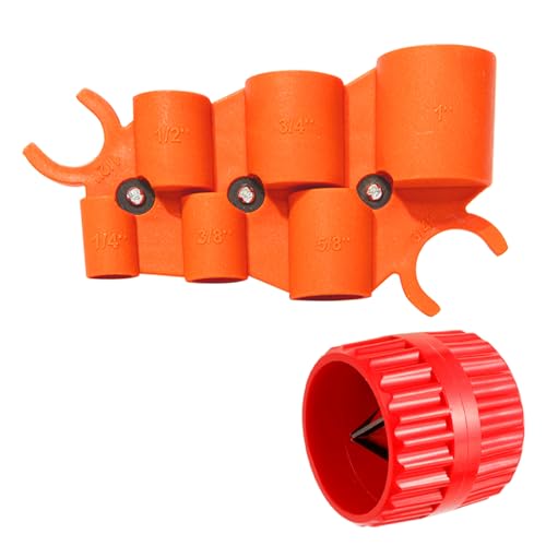 1/4'' - 1'' Depth Gauge and Pipe Deburring Tool Kit