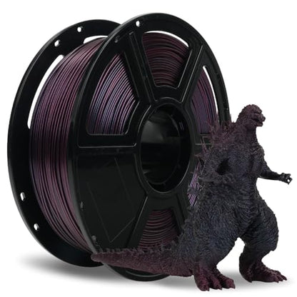 FLASHFORGE Chameleon Gradient Rapid PLA Filament Burnt Titanium & Abyssal Rede, High Speed PLA Filament 1.75mm Max 500mm/s Fast Printing, Displays Shimmering Effects from Various Angles and Light - color: Chameleon Gradient Burnt Titanium & Abyssal Rede