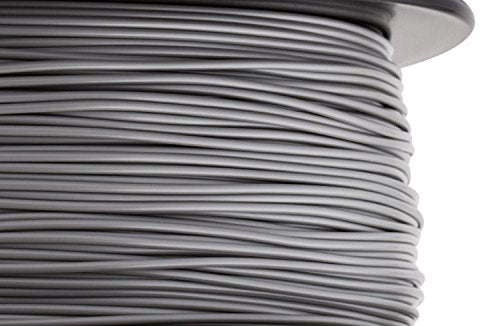 HATCHBOX 1.75mm Cool Gray PLA 3D Printer Filament, 1 KG Spool, Dimensional Accuracy +/- 0.03 mm, 3D Printing Filament - color: Cool Gray