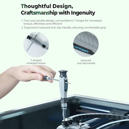 Creality 3D Printer Tool Wrap Kit Pro Assembly/Removal/Filament Cutting Tool for Cleaning Finishing Printing, Suitable for Creality and All FDM Printers
