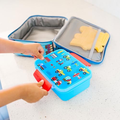 Wildkin Reusable Food Container for Kids – Trains, Planes & Trucks - color: Trains, Planes & Trucks