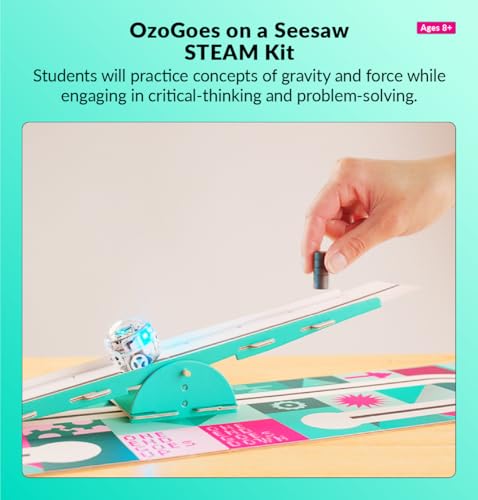 Ozobot OzoGoes Seesaw - STEM Kit for Kids Ages 8 and Up