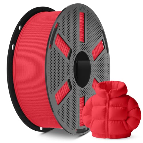JAYO Matte PLA 3D Printer Filament 1.75mm, 1.1kg, Red - color: 1.1kg Red