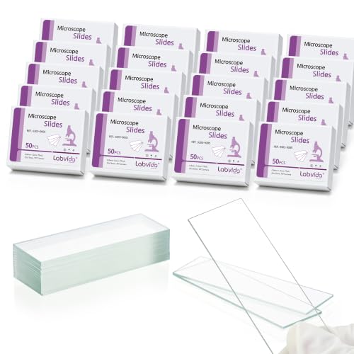 1000pcs Blank Microscope Slides, Dim.75x25x1mm, LVQ005D - color: LVQ005D