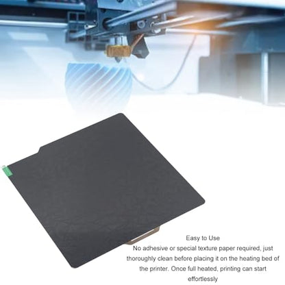 BORDSTRACT Double-Sided Build Plate, PEO Diamond Texture + PEI Spray Texture Spring Steel 257x257mm Without Soft Magnetic Base, Hot Bed Platform for X1/P1P 3D Printer - style: PEI spray + PEO diamond texture 257*257mm