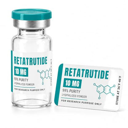 Custom Peptide Vial Labels for 3mL & 5mL Vials, Waterproof Vinyl Stickers