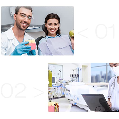 Dental Caries Teeth Model,Dental Anatomy Education Tooth Model,6 Times Caries Teaching Typodont Tool for Dentists, Patients, Teachers and Students
