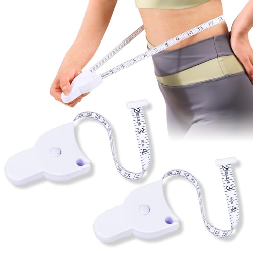 SheerDelight Body Measuring Tape, 2 Pack Retractable Body Tape Measure