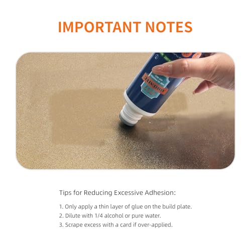 150ml 3D Printer Adhesive Glue, Perfect First Layer Adhesion, Prevents Warping on Heat Bed, Easy Release for PLA, PETG, ASA, TPU Filaments and Glass, PEI, Aluminum Various Build Plate, 5.07fl oz