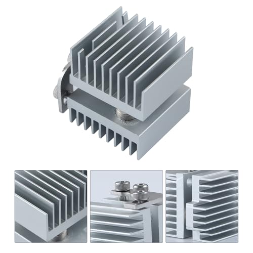 FYSETC Replacement Hotend Heatsink for Flashforg AD5X: Aluminum Heat Sink Print Head Heater Block Kit Clone Fast Cooling Hot End Part