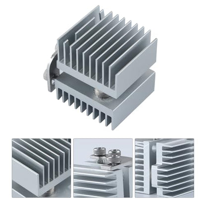 FYSETC Replacement Hotend Heatsink for Flashforg AD5X: Aluminum Heat Sink Print Head Heater Block Kit Clone Fast Cooling Hot End Part