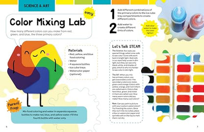 STEAM Play & Learn: 20 fun step-by-step preschool projects about science, technology, engineering, art, and math!