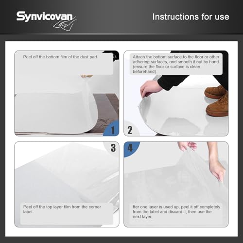 24" x 36" Sticky Mat (5 Packs,150 Sheets,30 Sheets/Pack) - color: Transparent, size: 24" x 36"
