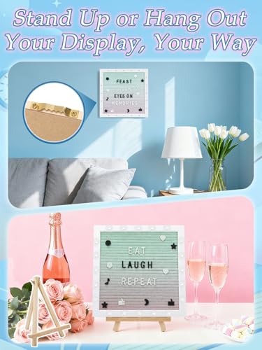 Aulock 10×10" Light up Felt Letter Board with Changeable Letters & Tripod - color: Gradient