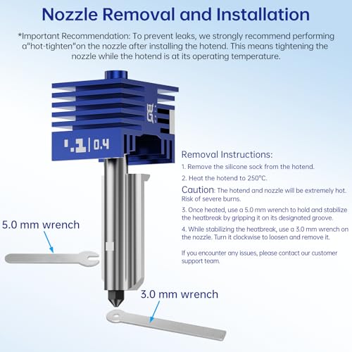 2 Pack BIQU Panda Juicer SF Hotend Print Head Kit for Bambu-Lab H2D/H2S/H2C/A1/A1 Mini Upgrade Standard Flow High Temperature Hot End 0.4mm Hardened Steel Detachable Nozzle with 5PCS Silicone Sock - size: Panda Juicer SF(For H2D/H2S/H2C/A1/A1 Mini)