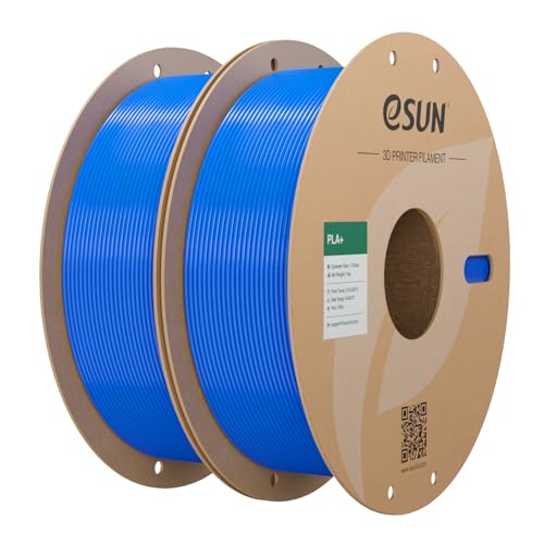 eSUN PLA+ Filament 3D Printer Filament PLA Plus 2KG Blue - color: U2-blue, size: 2 KG