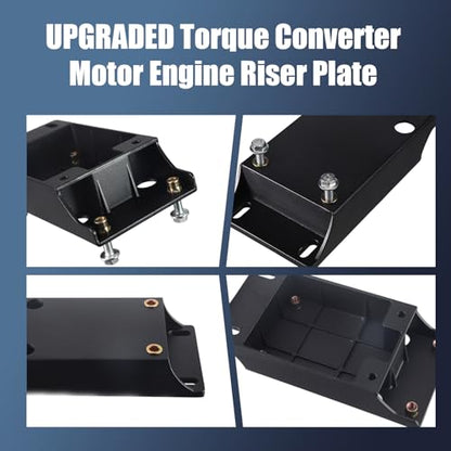 Aluminum Riser Plate 1.75" for Go Kart Mini Bike Engine - size: Aluminum Riser Plate