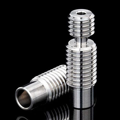 V6 All Metal Titanium Alloy Heatbreak,All Metal New GRADE5 V6 Titanium Alloy for V6 Hotend Heater Block for Prusa i3 MK3/MK3S Heatbreak 1.75MM Filament.(2PCS Titanium Alloy) - color: Heatbreak-Titanium Alloy