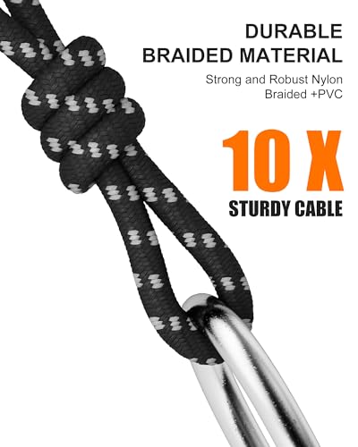 XLR Cables 18ft 2Pack,XLR Microphone Cable,OFC Shielded Braided - color: Black-White, size: 18 Feet