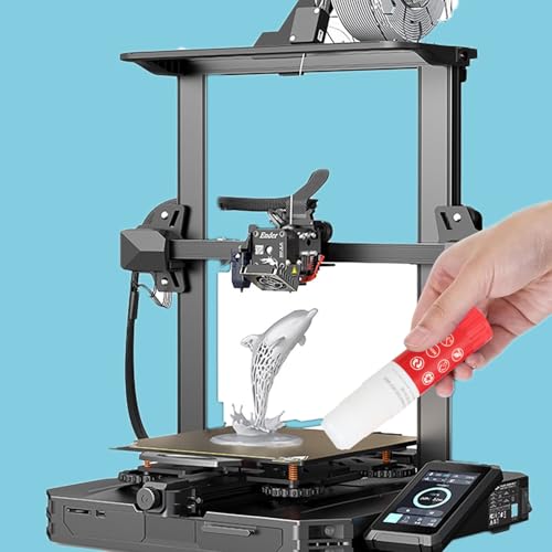 3D Printer Glue Stick – PVP Solid Glue for Heat Bed, Prevents Warping, Easy Release & Washable, Compatible with PLA,ABS,HIPS,PET,ASA Filaments, and Various Build Plates (Red) - color: Red
