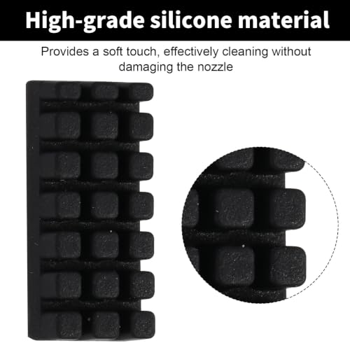 4pcs Hot End Silicone Socks Sleeves for Flashforge AD5X 3D Printer - style: 4pcs Silicone Socks and 4pcs Nozzle Brushes